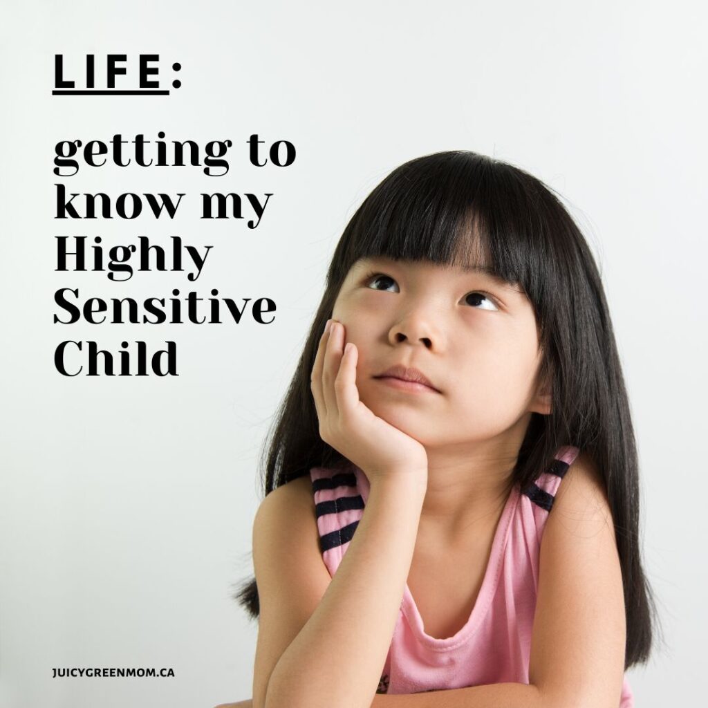 getting to know my Highly Sensitive Child juicygreenmom
