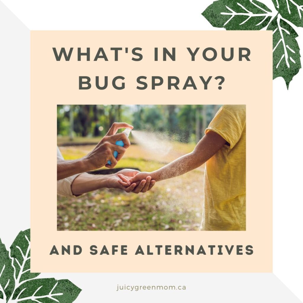 what's in your bug spray and safe alternatives juicygreenmom