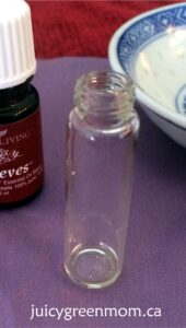essential oils mini spray bottle