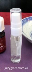 essential oils hand purifying spray