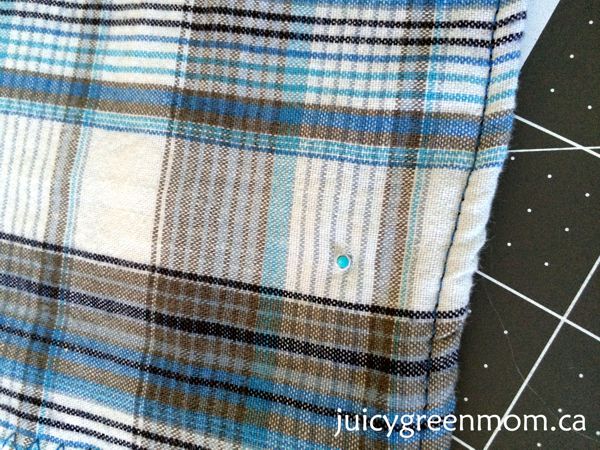 hole for Kam snap unpaper towel juicygreenmom