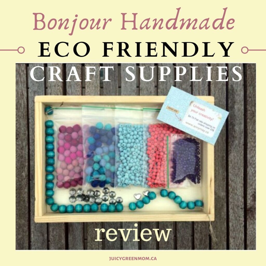 Bonjour Handmade eco friendly craft supplies juicygreenmom