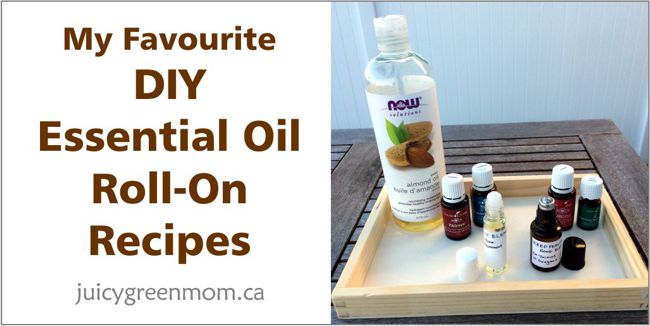 DIY essential oil roll ons juicygreenmom landscape