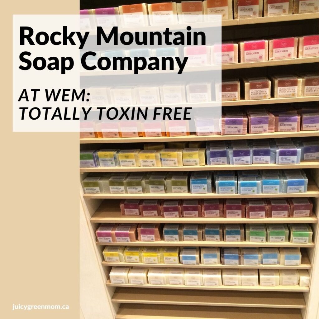 Rocky Mountain Soap Company at WEM totally toxin free juicygreenmom