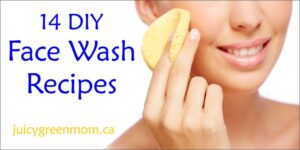 DIY face wash recipes juicygreenmom landscape