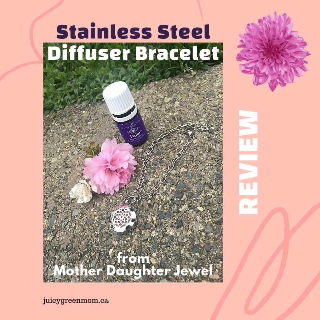 Stainless Steel Diffuser Bracelet REVIEW from Mother Daughter Jewel juicygreenmom