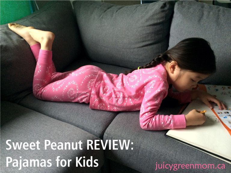 sweet peanut review pajamas for kids pink pjs juicygreenmom