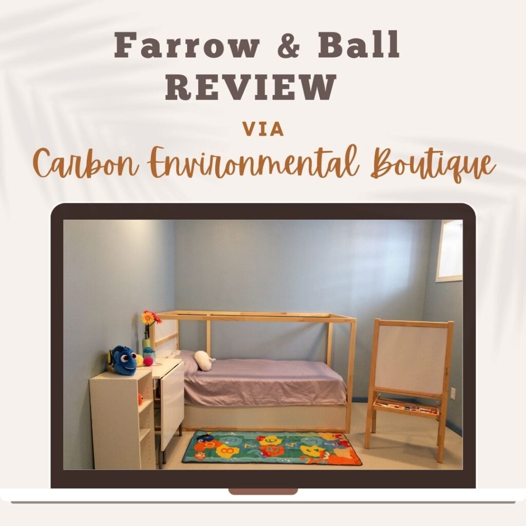Farrow & Ball Review via Carbon Environmental Boutique juicygreenmom