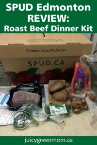 SPUD Edmonton Review Roast Beef Dinner Kit juicygreenmom