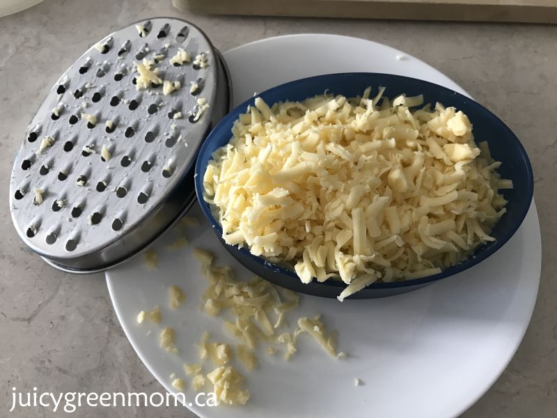 chicken-quesadilla-spud-meal-kit-grated-cheese-juicygreenmom