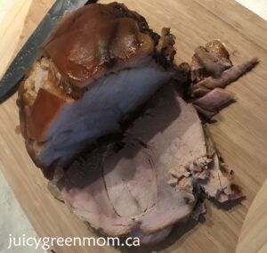 instant pot organic roast ham recipe cut ham juicygreenmom