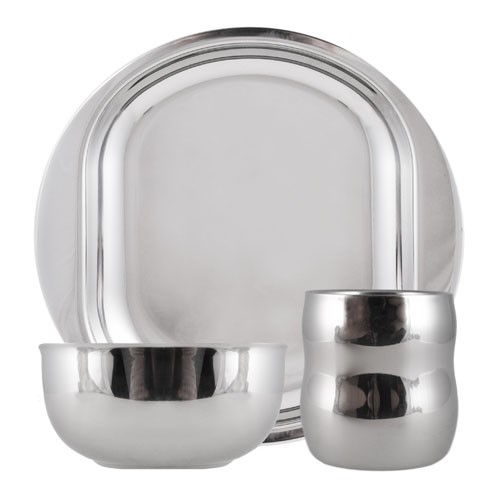 Stainless Steel Life Without Plastic Dish Set