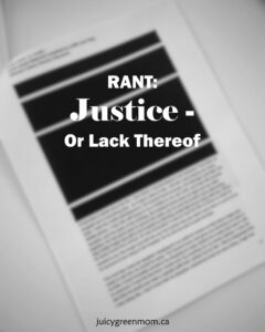 rant justice or lack thereof juicygreenmom