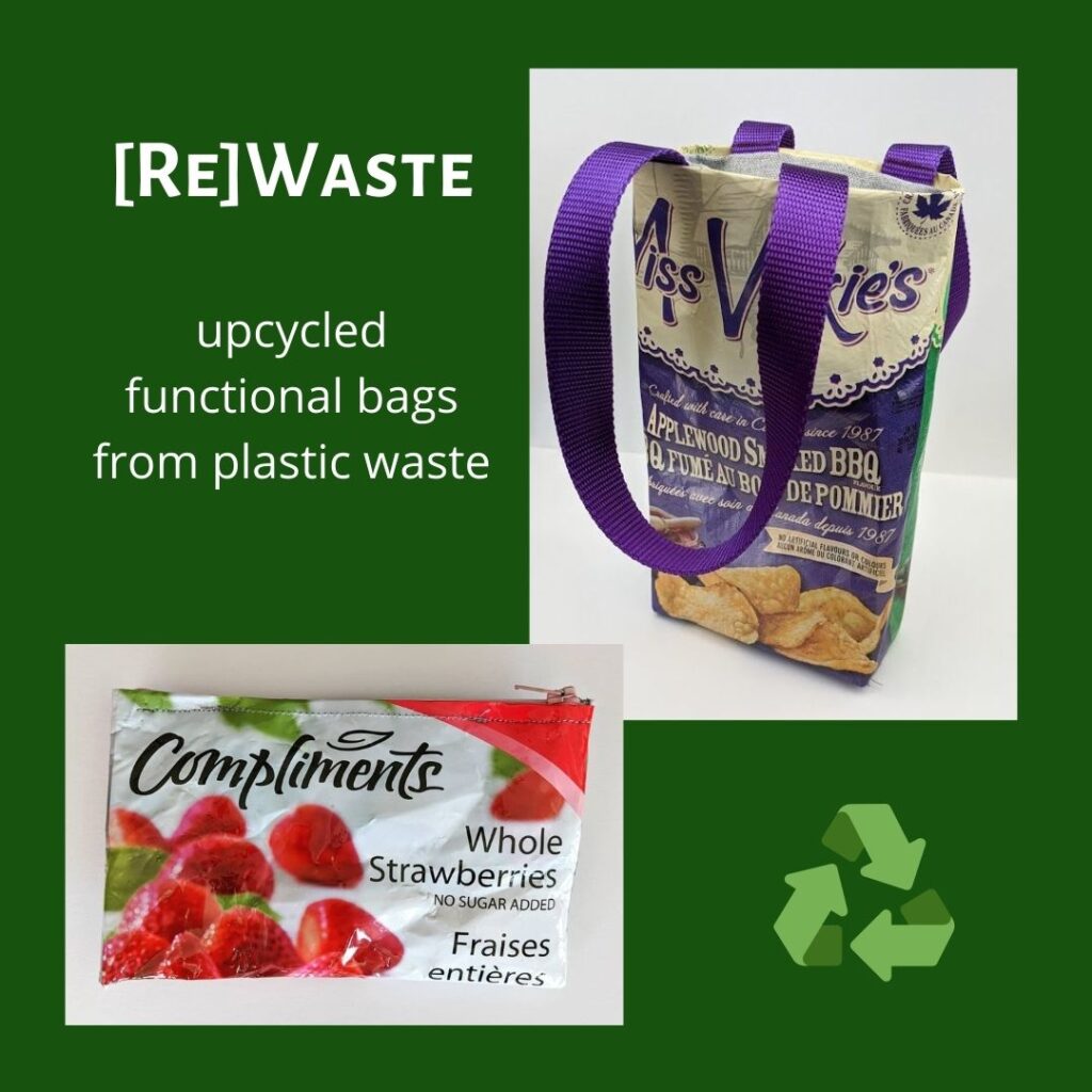[Re]Waste upcycled bags from plastic waste juicygreenmom