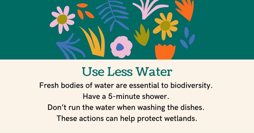 use less water biodiversity juicygreenmom