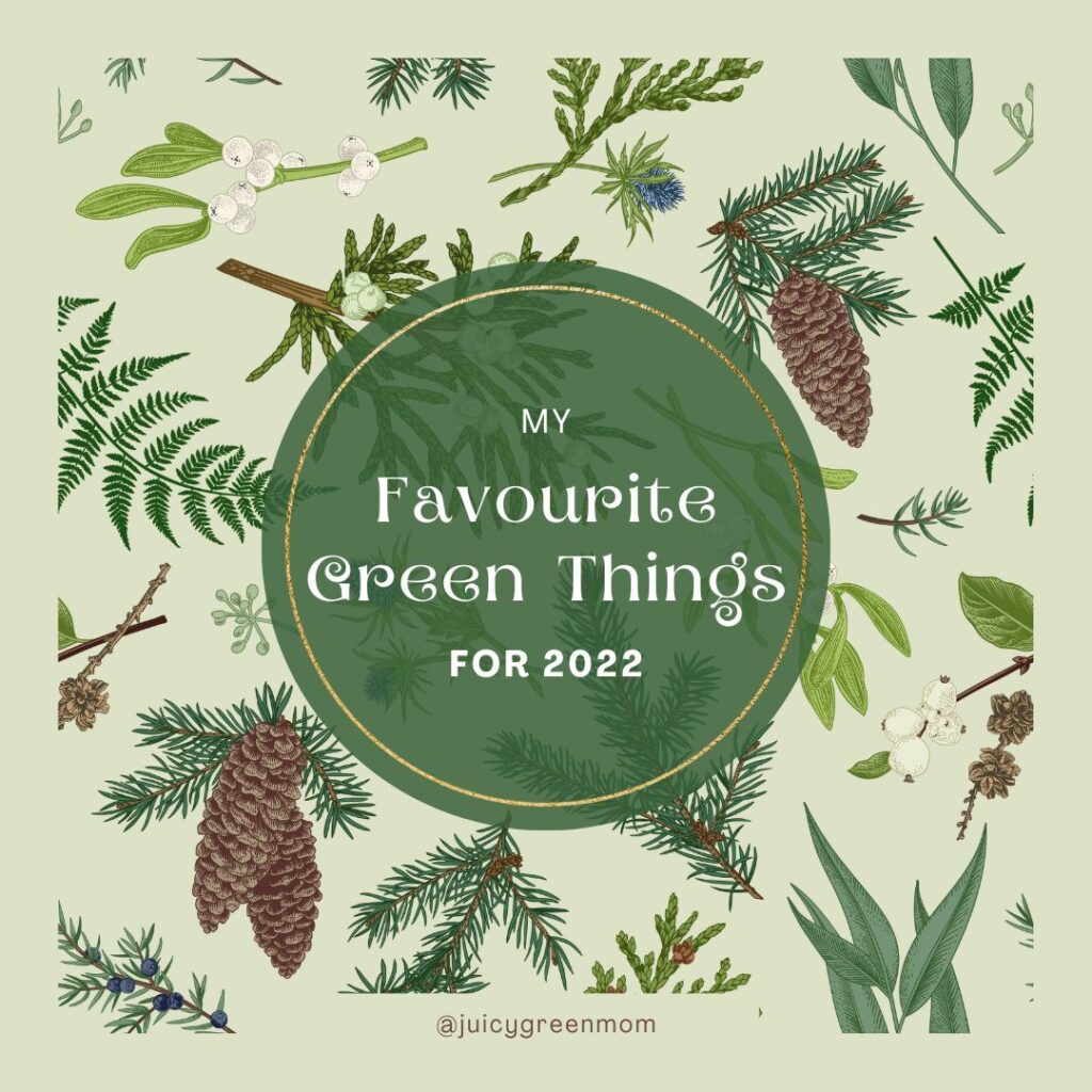 Favourite Green Things for 2022 juicygreenmom