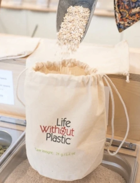 life without plastic organic cotton bulk bag