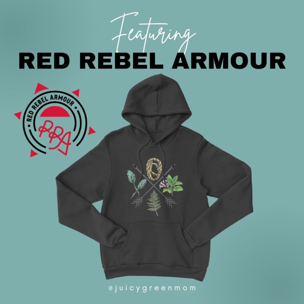 red rebel armour juicygreenmom