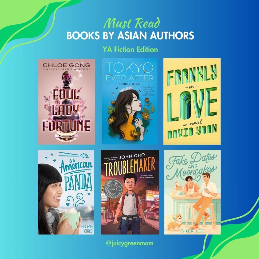 must read books by asian authors YA edition juicygreenmom